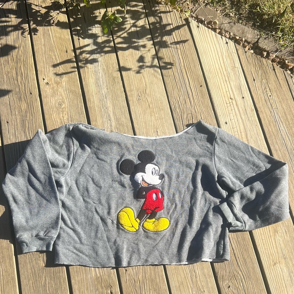 Disney Mickey Mouse Charcoal Sweatshirt for Kids